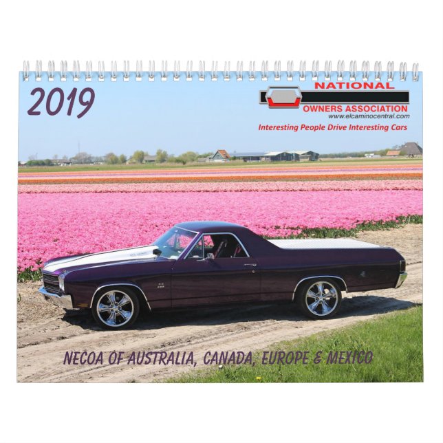 #11 NECOA of Australia, Can, Eur & Mex Calendar (Cover)