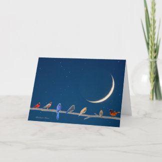 #11 New Moon--Birds on the wire: Card