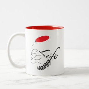 11 oz two tone cup