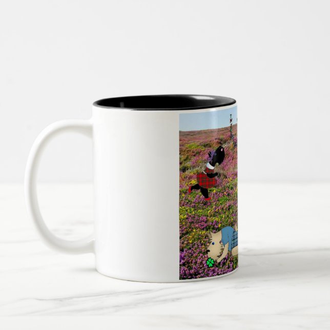 11 oz Two Tone Mug with speciality Logo (Left)