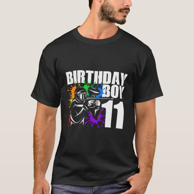 11 Paintball Py 11Th For T-Shirt (Front)
