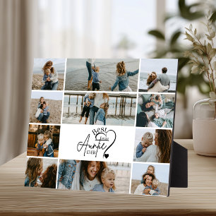 11 Personalised Best Aunt Photo Collage Plaque