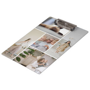 11 Photo Collage Template Personalised Clipboard