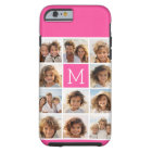 11 Photo Instagram Collage Pink Monogram