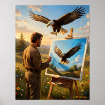 11 X 14 Downloadable The Artist Eagle
