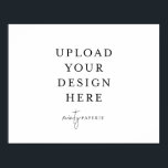 11" x 14" Poster - Landscape<br><div class="desc">Customise your card in Templett. After you are done editing,  download your file in a JPG format (don't forget to turn on the bleed option). Upload your design here by clicking on the blue "Personalise" button.</div>