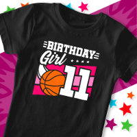 11 Year Old Basketball Party 11th Birthday Girl
