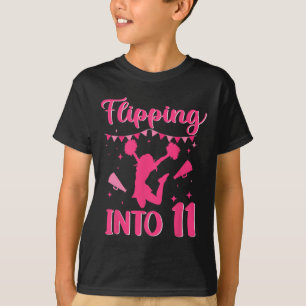 11 Year Old Birthday Cheerleading Girl 11th Cheerl T-Shirt