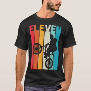 11 Year Old BMX Birthday Gift Party Boys Dirt Biki T-Shirt