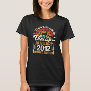 11 Year Old Deer Hunting Hunters January 2012 11th T-Shirt