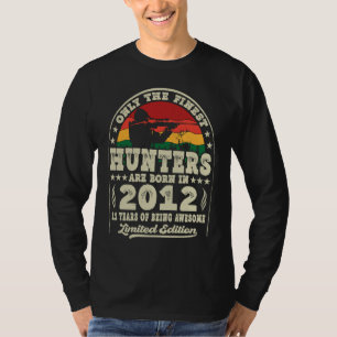 11 Year Old Deer Hunting Hunters Vintage 2012 11th T-Shirt
