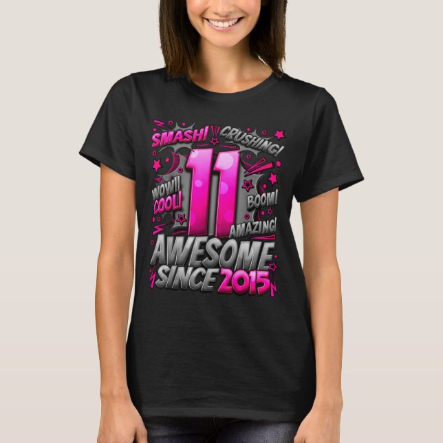 11 Year Old For Boys 11th Birthday Boy 11 Year Old T-Shirt (Front)