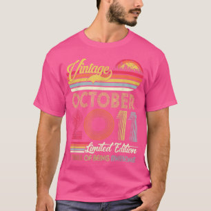 11 Year Old Gifts Vintage October 2011 11th Birthd T-Shirt
