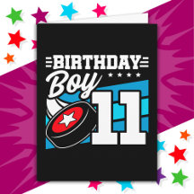 11 Year Old Hockey Party Theme 11th Birthday Boy
