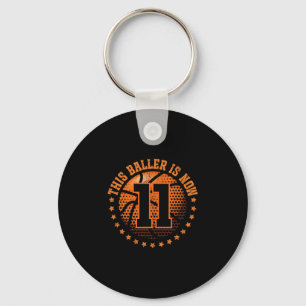 11 Year Old Sketll 11th Birthday Boy Sketll Player Key Ring