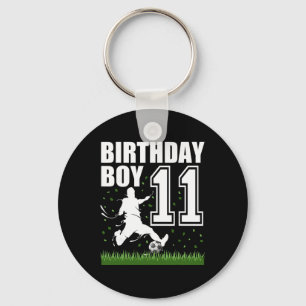 11 Year Old Soccer Birthday Party Theme 11th Gift Key Ring
