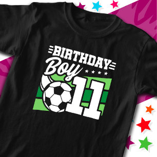 11 Year Old Soccer Football Kids 11th Birthday Boy T-Shirt