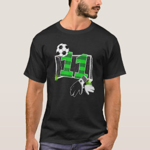 11 Year Old Soccer Player 11th Birthday Party Boy T-Shirt