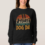 11 Years and Dog Dad! 11 Years Old Birthday Sweatshirt<br><div class="desc">11 Years and Dog Dad! 11 Years Old Birthday</div>