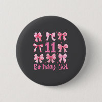 11 Years Old Birthday Girl Nk Bow Girls Kids Cute 