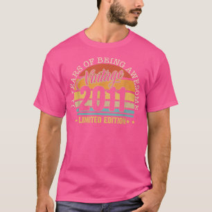 11 Years Old Gift Vintage 2011 Limited Edition 11t T-Shirt