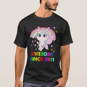 11 Years Old Unicorn Cutie 10Th Birthday Unicorn G T-Shirt