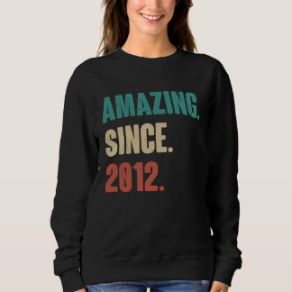 11 Years Old Vintage 2012 Birthday 11th Decoration Sweatshirt