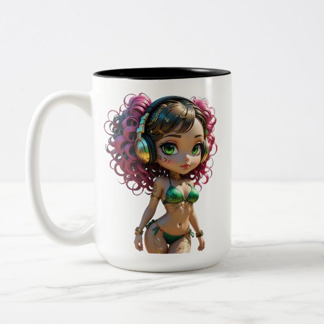 11A Dollz by: Svace - Series 01 Two-Tone Coffee Mug (Left)