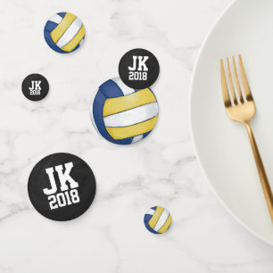 11of12 Personalised Volleyball Dots Confetti