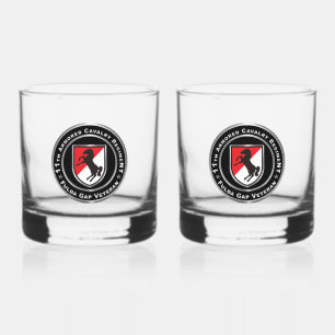 11th ACR Armoured Cavalry Fulda Gap Whiskey Glass