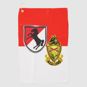 11th ACR Armoured Cavalry Regiment Golf Towel