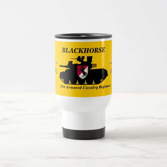 11th ACR M551 Sheridan & Crossed Sabres Mug (Center)