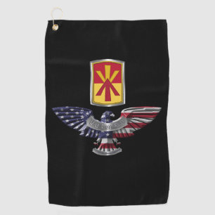 11th Air Defence Brigade Customised Eagle Golf Towel