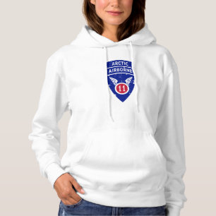 11th Airborne Division "Arctic Angels" Distressed Hoodie