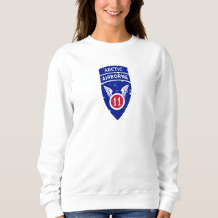 11th Airborne Division "Arctic Angels" Distressed Sweatshirt