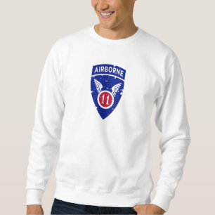 11th Airborne Division "Arctic Angels" Grunge Sweatshirt