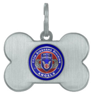 11th Airborne Division Arctic Angels Pet ID Tag
