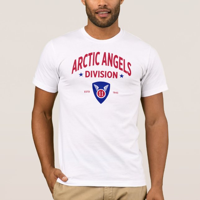 11th Airborne Division Arctic Angels T-Shirt (Front)