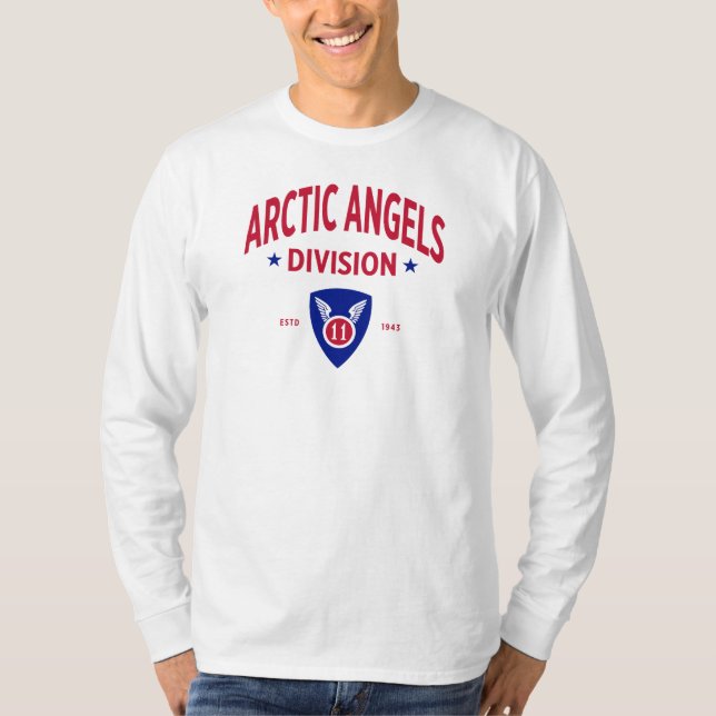 11th Airborne Division Arctic Angels T-Shirt (Front)