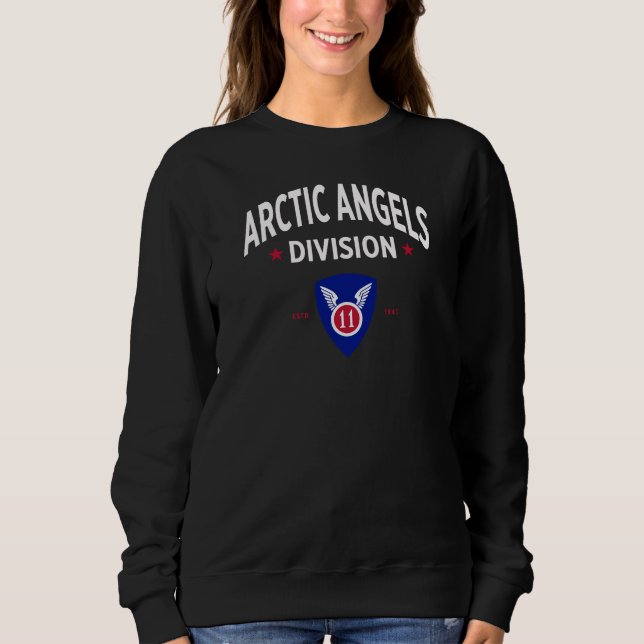 11th Airborne Division - Arctic Angels Women Sweatshirt (Front)