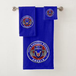 11th Airborne Division  Bath Towel Set