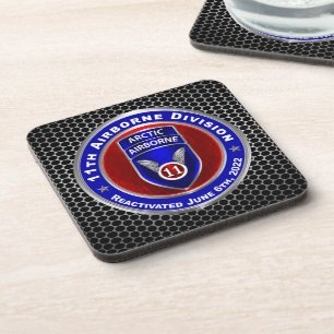11th Airborne Division Coaster