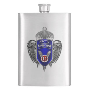 11th Airborne Division    Hip Flask