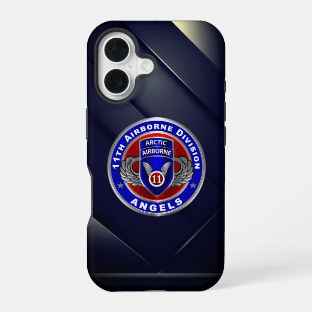 11th Airborne Division  iPhone 16 Case (Back)
