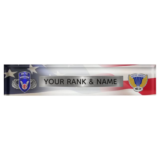 11th Airborne Division  Nameplate (Front)