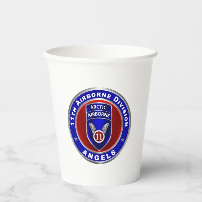 11th Airborne Division    Paper Cups (Front)