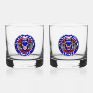 11th Airborne Division  Whiskey Glass