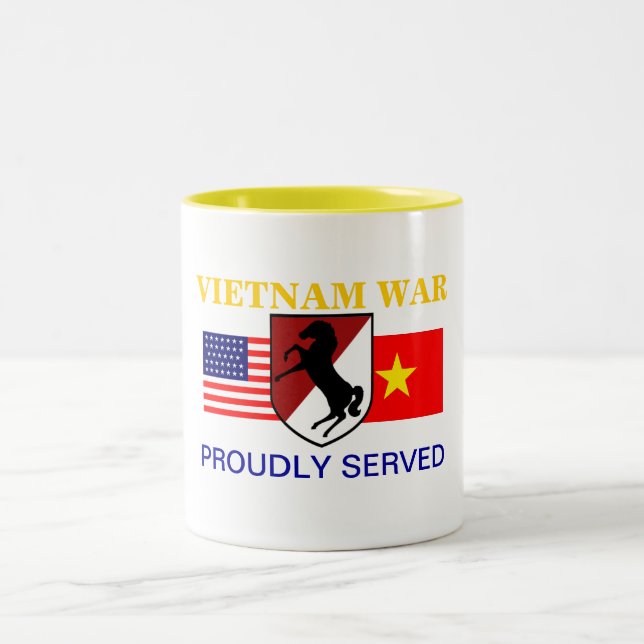 11TH ARMORED CAVALRY REGIMENT VIETNAM MUG (Center)