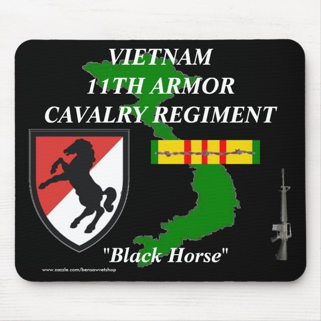 11th Armour Cav Vietnam Mousepad 2/b (Front)