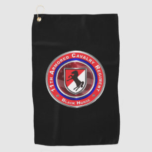 11th Armoured Cavalry Regiment “Black Horse” Golf Towel